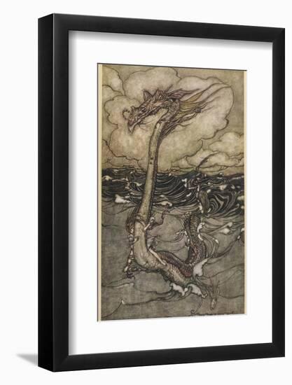 Sea Dragon-Arthur Rackham-Framed Photographic Print