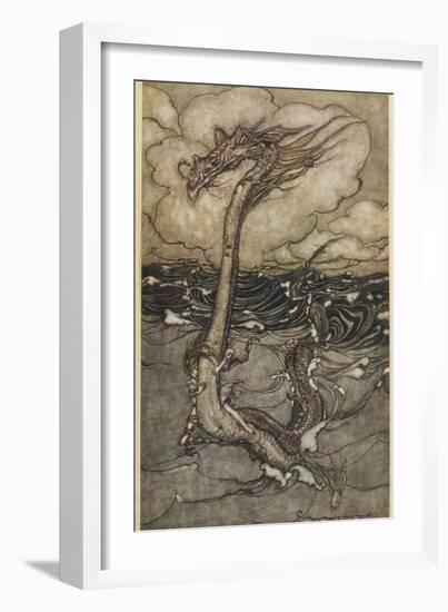 Sea Dragon-Arthur Rackham-Framed Photographic Print