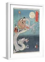 Sea Dragon-Utagawa Kunisada-Framed Giclee Print