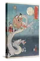 Sea Dragon-Utagawa Kunisada-Stretched Canvas