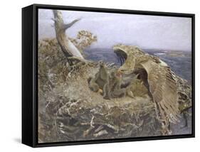 Sea Eagle's Nest, 1907-Bruno Andreas Liljefors-Framed Stretched Canvas