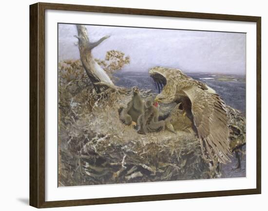 Sea Eagle's Nest, 1907-Bruno Andreas Liljefors-Framed Giclee Print