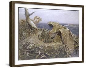 Sea Eagle's Nest, 1907-Bruno Andreas Liljefors-Framed Giclee Print