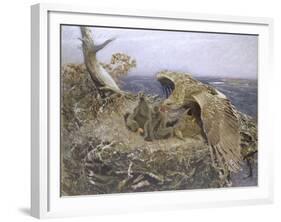 Sea Eagle's Nest, 1907-Bruno Andreas Liljefors-Framed Giclee Print