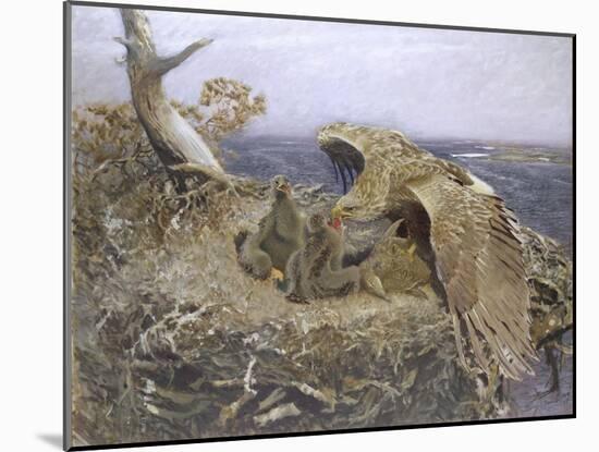Sea Eagle's Nest, 1907-Bruno Andreas Liljefors-Mounted Giclee Print