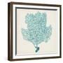 Sea Fan III-Vision Studio-Framed Art Print