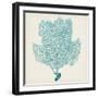 Sea Fan III-Vision Studio-Framed Art Print