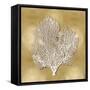 Sea Fan on Gold II-Caroline Kelly-Framed Stretched Canvas