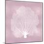 Sea Fan on Pink Blush II-Melonie Miller-Mounted Art Print