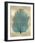 Sea Fan Teal on Gold I-Melonie Miller-Framed Art Print