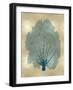 Sea Fan Teal on Gold II-Melonie Miller-Framed Art Print