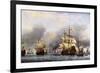 Sea Fight Between England and Holland during the Dutch War, June 1666-null-Framed Giclee Print