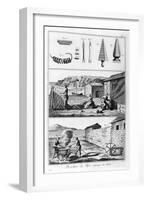 Sea Fishing, Net Manufacture, 1751-1777-Denis Diderot-Framed Giclee Print