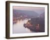 Sea Fog Builds over the Town of Looe, Cornwall, England, United Kingdom, Europe-David Clapp-Framed Photographic Print