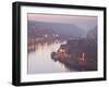 Sea Fog Builds over the Town of Looe, Cornwall, England, United Kingdom, Europe-David Clapp-Framed Photographic Print
