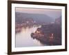 Sea Fog Builds over the Town of Looe, Cornwall, England, United Kingdom, Europe-David Clapp-Framed Photographic Print