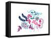 Sea Garden Border-null-Framed Stretched Canvas