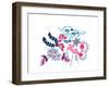 Sea Garden Border-null-Framed Premium Giclee Print