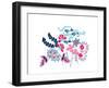 Sea Garden Border-null-Framed Premium Giclee Print