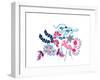 Sea Garden Border-null-Framed Premium Giclee Print