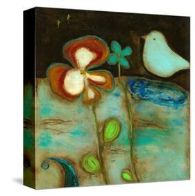 Sea Garden Triptych I-Anne Hempel-Stretched Canvas