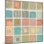 Sea Glass Mosaic Tile I-Silvia Vassileva-Mounted Art Print