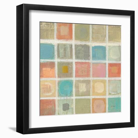 Sea Glass Mosaic Tile I-Silvia Vassileva-Framed Art Print