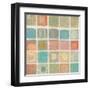 Sea Glass Mosaic Tile I-Silvia Vassileva-Framed Art Print