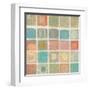 Sea Glass Mosaic Tile I-Silvia Vassileva-Framed Art Print