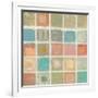 Sea Glass Mosaic Tile I-Silvia Vassileva-Framed Art Print