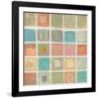 Sea Glass Mosaic Tile I-Silvia Vassileva-Framed Art Print