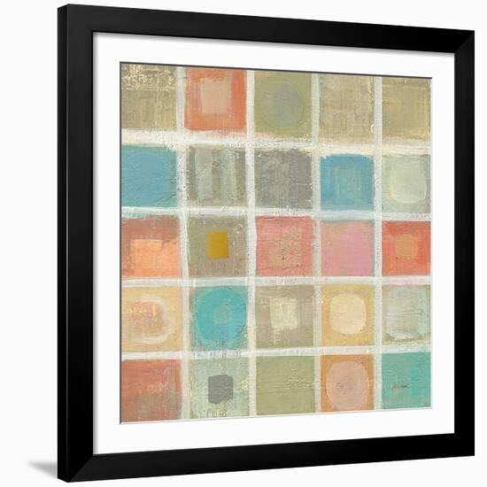 Sea Glass Mosaic Tile I-Silvia Vassileva-Framed Art Print