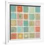 Sea Glass Mosaic Tile II-Silvia Vassileva-Framed Art Print