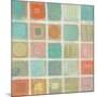 Sea Glass Mosaic Tile II-Silvia Vassileva-Mounted Art Print