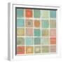 Sea Glass Mosaic Tile II-Silvia Vassileva-Framed Art Print