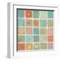 Sea Glass Mosaic Tile II-Silvia Vassileva-Framed Art Print