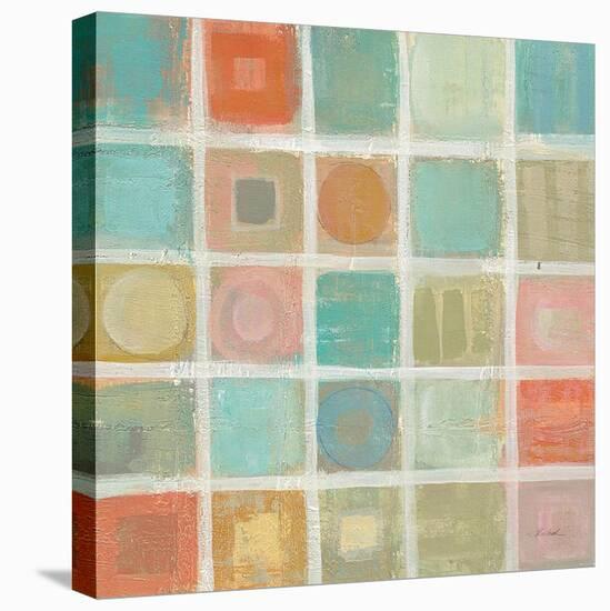 Sea Glass Mosaic Tile II-Silvia Vassileva-Stretched Canvas