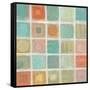 Sea Glass Mosaic Tile II-Silvia Vassileva-Framed Stretched Canvas