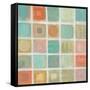 Sea Glass Mosaic Tile II-Silvia Vassileva-Framed Stretched Canvas