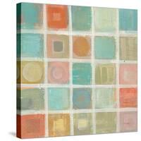 Sea Glass Mosaic Tile II-Silvia Vassileva-Stretched Canvas