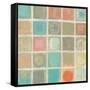 Sea Glass Mosaic Tile III-Silvia Vassileva-Framed Stretched Canvas