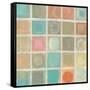 Sea Glass Mosaic Tile III-Silvia Vassileva-Framed Stretched Canvas