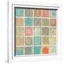 Sea Glass Mosaic Tile III-Silvia Vassileva-Framed Art Print