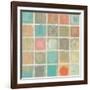 Sea Glass Mosaic Tile III-Silvia Vassileva-Framed Art Print