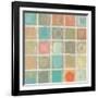 Sea Glass Mosaic Tile III-Silvia Vassileva-Framed Art Print