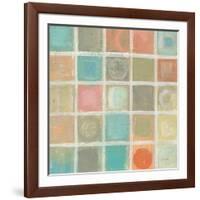 Sea Glass Mosaic Tile III-Silvia Vassileva-Framed Art Print