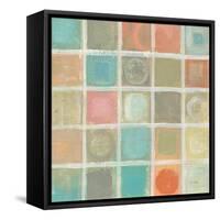 Sea Glass Mosaic Tile III-Silvia Vassileva-Framed Stretched Canvas