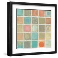 Sea Glass Mosaic Tile III-Silvia Vassileva-Framed Art Print