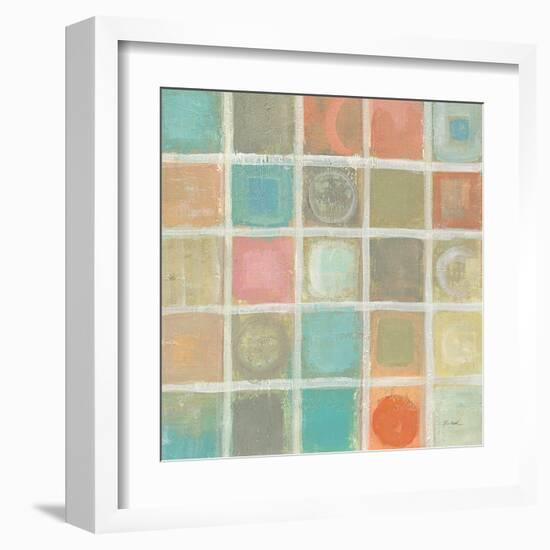 Sea Glass Mosaic Tile III-Silvia Vassileva-Framed Art Print