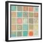 Sea Glass Mosaic Tile III-Silvia Vassileva-Framed Art Print